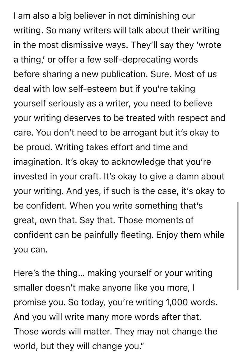 Osuga_a's tweet photo. Ohhh this tidbit today by Roxane Gay in #1000wordsofsummer https://t.co/GhXPF7Fzcv
