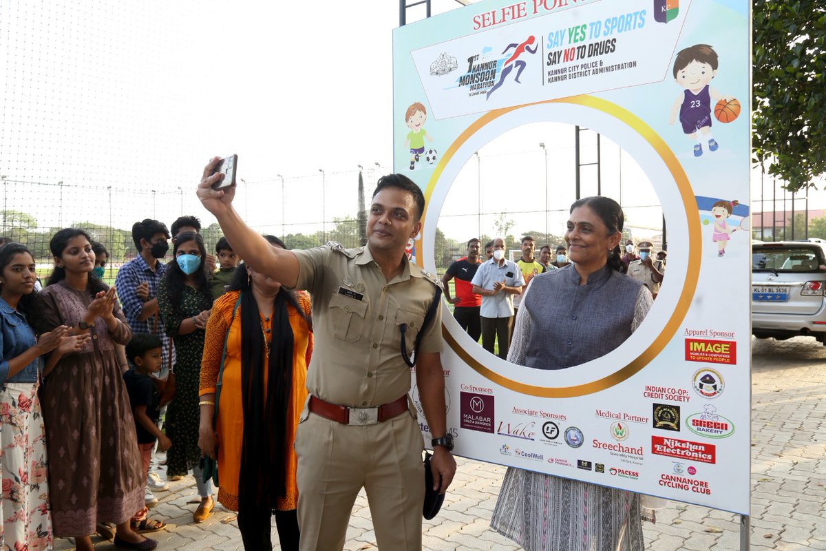 say yes to sports ,no to  drugs campaign of Kannur city police