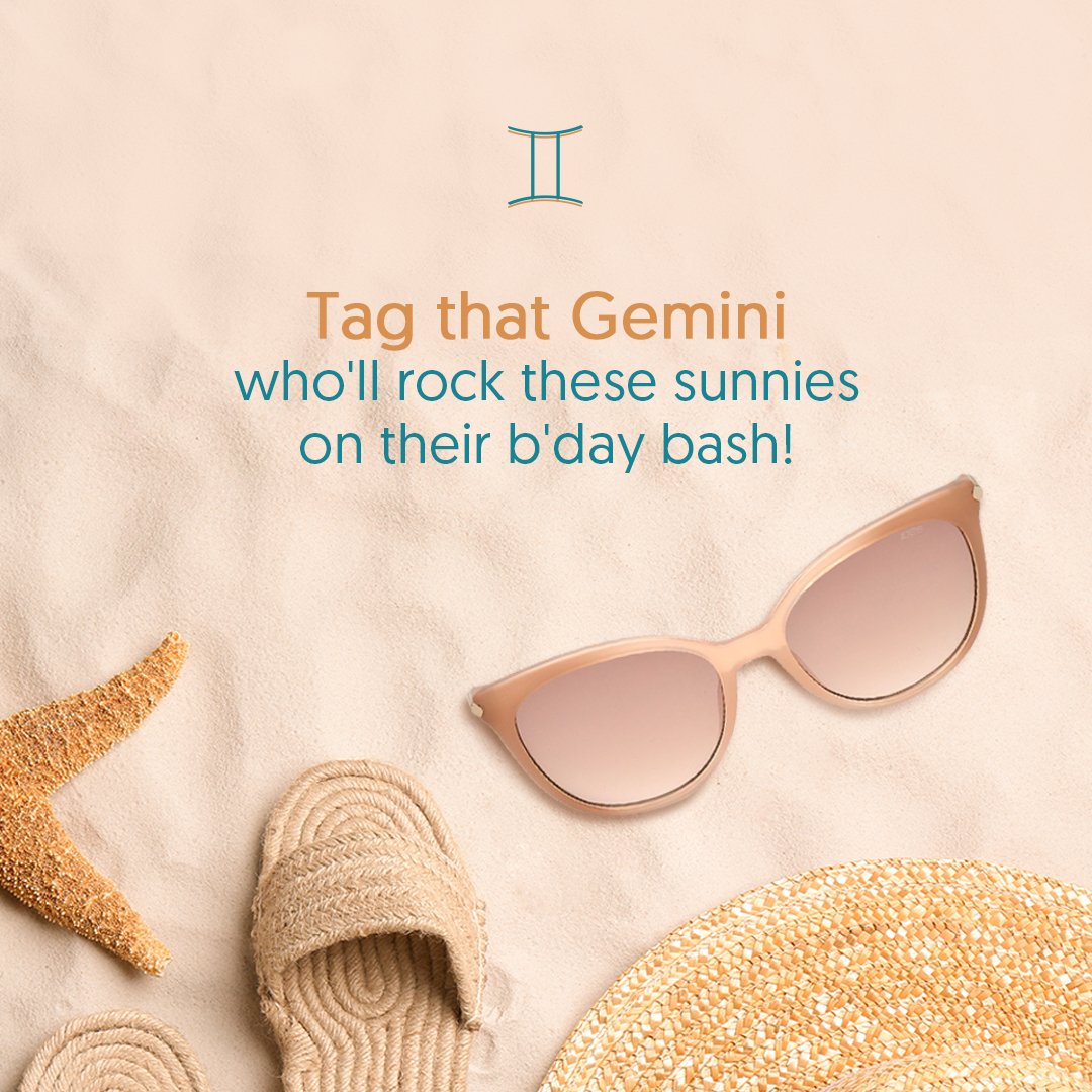 Idee Eyewear For The Gemini Social Butterflies Who Are The Life Of Each Party Gift These Cute Sunnies To Your Gemini Friend And Make Their B Day The Best Ideeeyewear