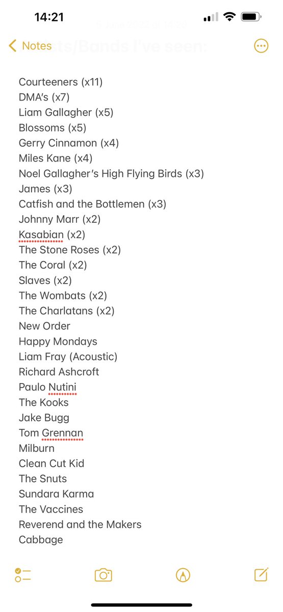 liam_lightowler's tweet photo. Not a bad list if I do say so myself 😎 https://t.co/bXRfljZmNs