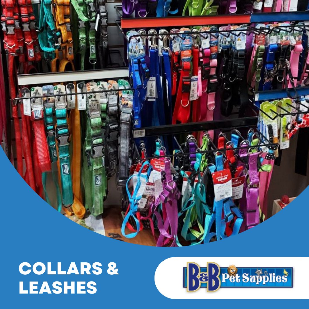 You should be checking regularly for rips, fraying, broken clasps and missing tags.

Bring your pet by the store and we will outfit them with collars, harnesses, leashes and ID tags so they are ready to hit the road.

#bandbpetsupplies #mitchellontario #summerpetsafety