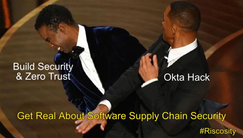 riscosity's tweet photo. "Build Security" is only a small part of the Software Supply Chain Puzzle, so is Zero Trust for your codebase - Keep your eye on the ball - Get True Software Supply Chain security today - Go #Riscosity!
https://t.co/96BzmoPeLF
#okta #cybersec #infosec https://t.co/heDj6fZk2m