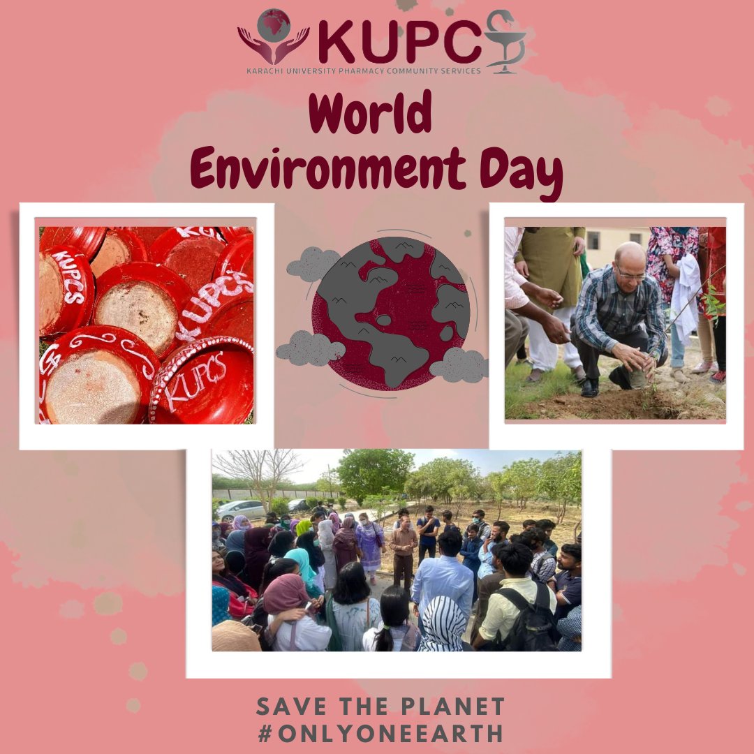 KUPCSofficial's tweet photo. #KUPCS has always endorsed environmental protection, raised its awareness, incited plantation drives.
On this #WorldEnvironmentDay we pledge to make a difference and work together to nourish our environment as it has nourished us.
#OnlyOneEarth
#BeTheChangeTheWorldNeeds https://t.co/5VcArl9mOZ