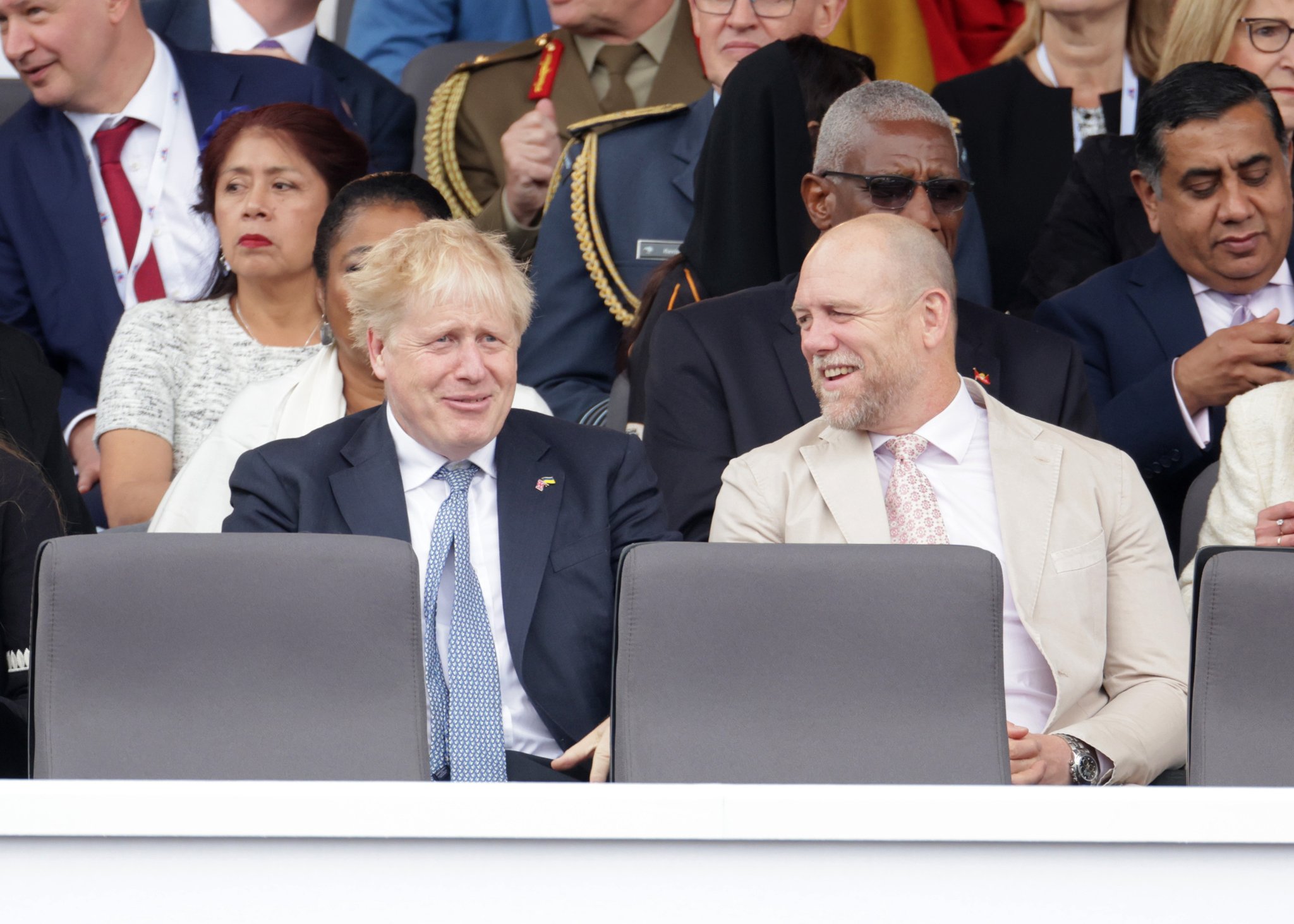 GB News on Twitter "Prime Minister Boris Johnson and Mike Tindall