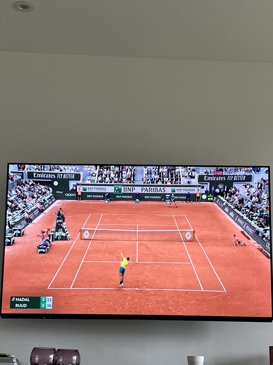 JamieIvory's tweet image. Nadal playing like he’s got places to be #beastmode #ROLANDGARROSNAESPN