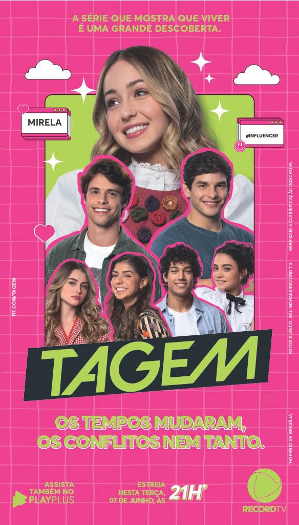 ahickmann's tweet photo. Oba!!!! Falta pouco pra começar @SerieTagem, na @recordtvoficial 🥰👏🏼 https://t.co/yTKPOm5L5H