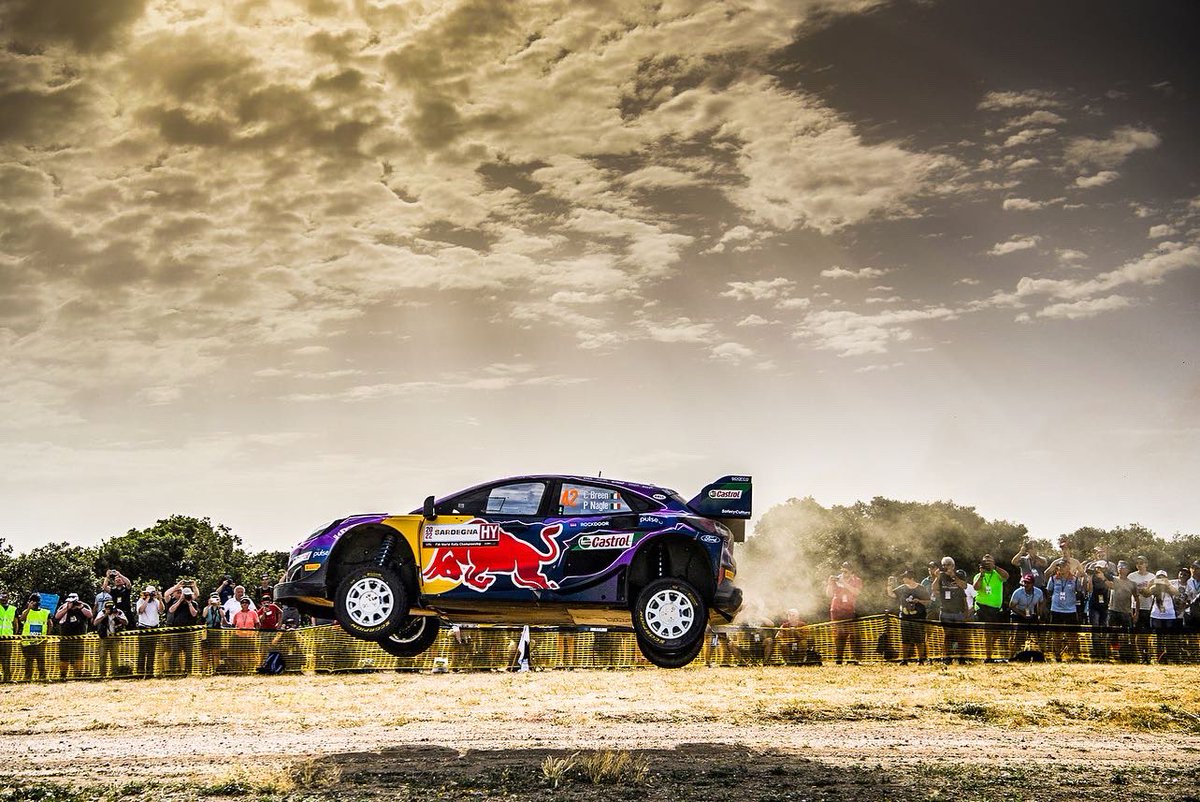 Craig_Breen's tweet photo. 🥈 We are absolutely thrilled! It's been a really good weekend in #Sardinia and we're starting to find our feet with the car. It’s is getting better and better - it's taken a bit of time, but she's some yoke! 🤩

#WRC #rallyitaliasardegna #msporters https://t.co/uMWRqIJHsS