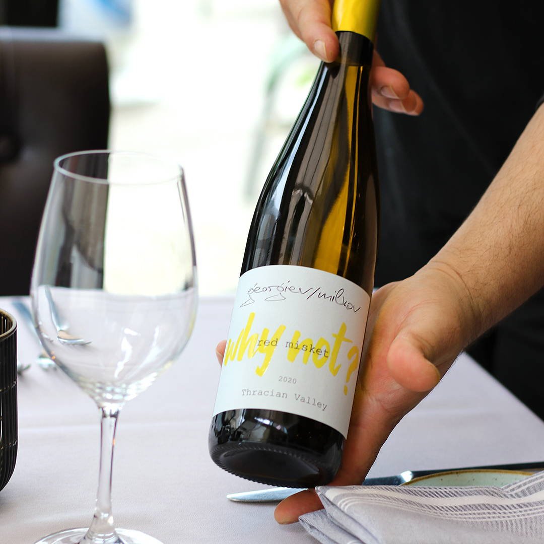 Georgiev/ Milkov Why Not Red Misket, w intense floral aromas, grapefruit citrus notes.

Elegant, moreish on the palate, light-medium bodied w pronounced white floral, lingering finish. Pair it w our Pan Roasted New England Sea Scallops! equinoxrestaurant.com/menus

<a href="/BohemishWines/">Bohemish Wines</a>