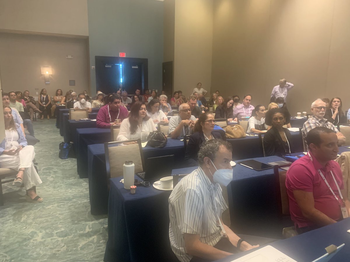 eSpLanguage's tweet photo. Full house at Javier Soler’s presentation with the AOUSC Update, talking about federal certification. #FCICE #najit2022 #1nt https://t.co/K4htc1z3Mw