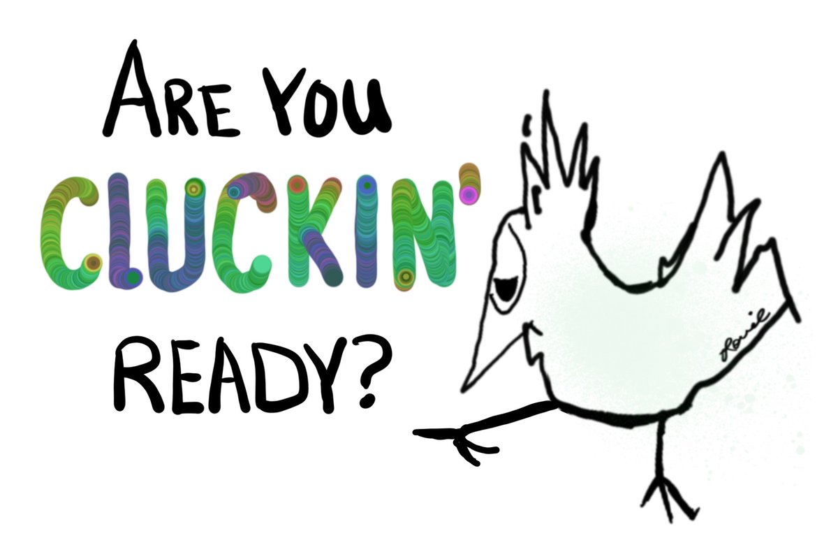 CraftedOnCanvas's tweet photo. Louie the Chicken hopes you’ve enjoyed the first week with him as part of Crafted on Canvas! He’s excited to let you know that this coming week the first batch of #CluckedUp cards will be in the shop. https://t.co/GDILQJe94u