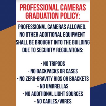 Ranger_StuCo's tweet photo. Doors open at 5 pm for guests! Please read the important UTEP guidelines for today’s graduation @RHSClassof2022_ 🧡🎓🤍 !      #riverside4ever #Classof2022 https://t.co/frlgDuP3I3