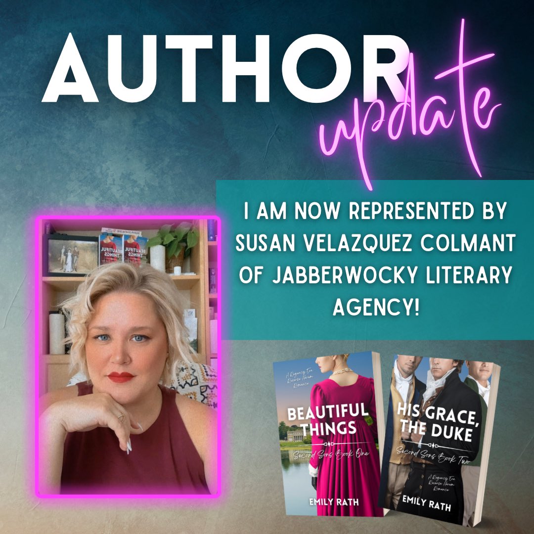 I’m thrilled to announce I am now represented by <a href="/susanvcolmant/">Susan Velazquez Colmant</a> at <a href="/awfulagent/">Jabberwocky Literary</a> 🖤 I’m not on this app much, but I’m sharing all the wonderful details over on IG! So excited to move my hybrid author career forward. More from me soon 🥳