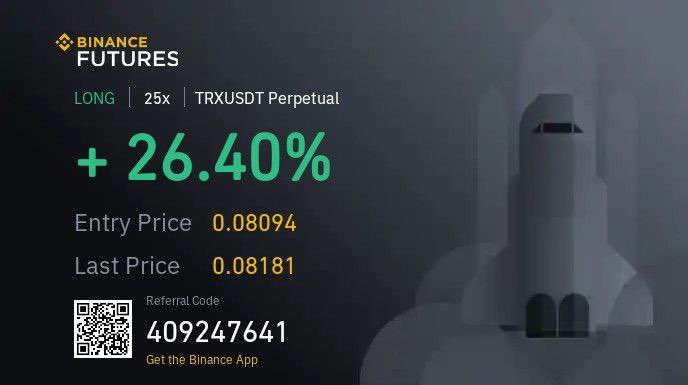 kripto_tony's tweet photo. Bereketli bir gün daha 
#Trx #Bitcoin #Binance 
👇🏻

https://t.co/wlLklzuolk https://t.co/lTesGDokr4
