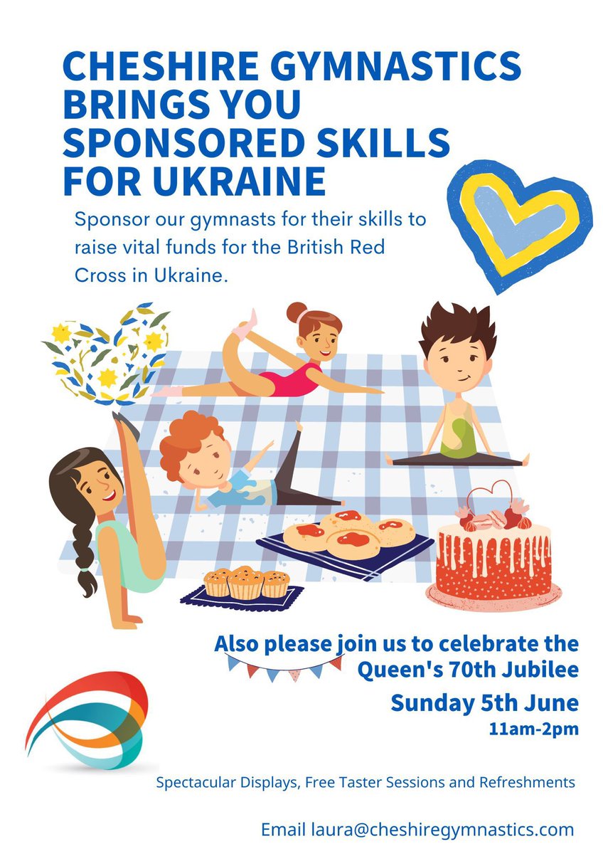 Congratulations &amp; heartfelt thanks to the talented and kind community <a href="/bestgymclub/">cheshiregymnastics</a> led by our incredible #VP Laura Hudson-a phenomenal £5000+ raised to support <a href="/BritishRedCross/">British Red Cross 🧡</a> work with Ukrainian families .As Cheshire President it was a honour and joy to join you all. 🙏 👏⭐️❤️