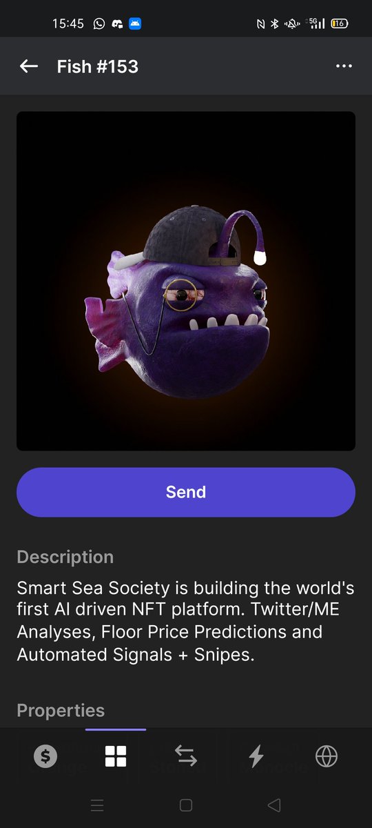 NFTHunterssz's tweet photo. Picked up another one at the floor💎🙌🐠

@SmartSeaSociety 
#nft #SolNFT #Solana #SolanaNFT #SolanaSummer #Bullish https://t.co/wZ9D8MtgOq