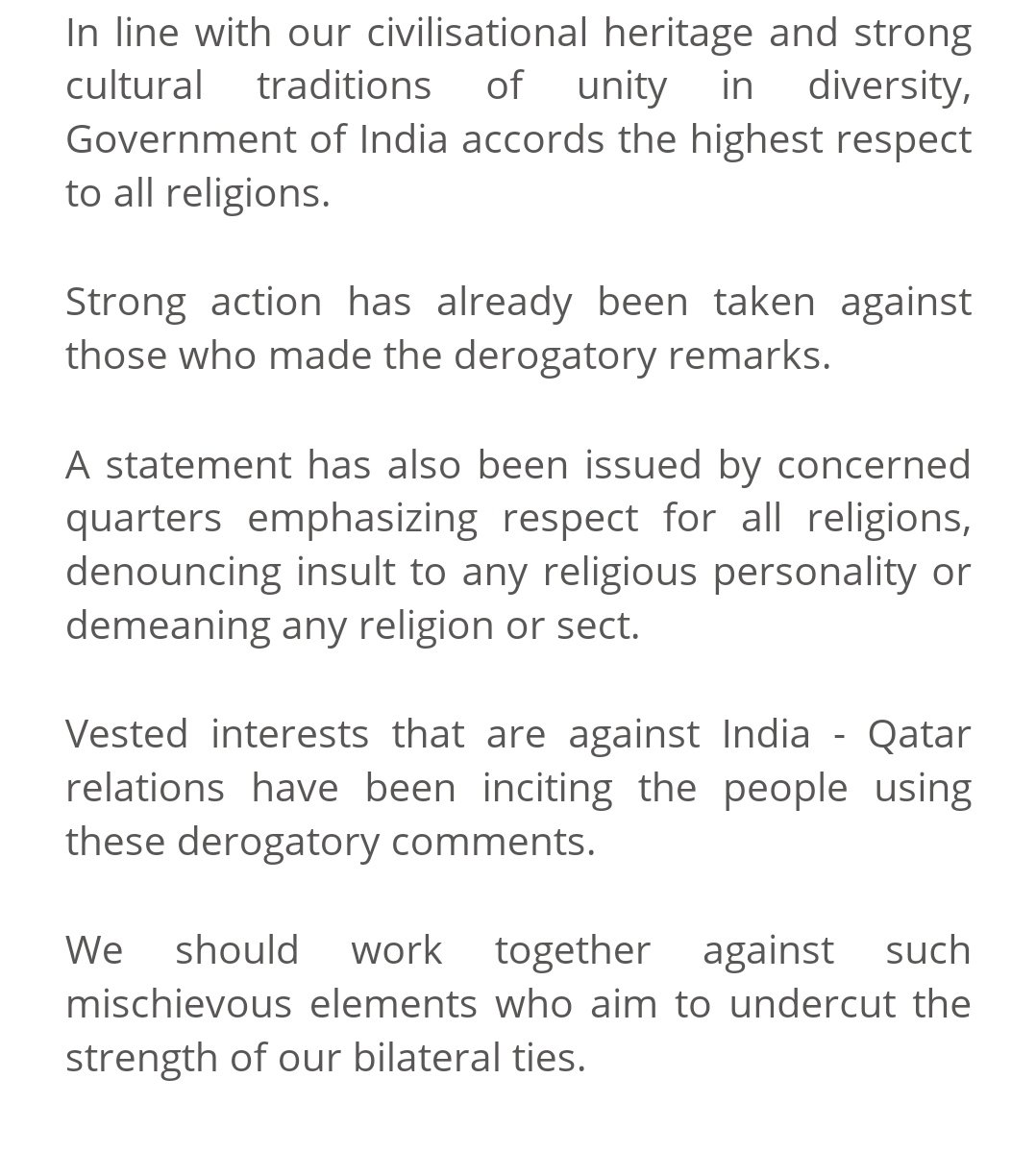 So BJP Spokespersons are "Fringe Elements" according to a statement released by Government of India. 👏👏