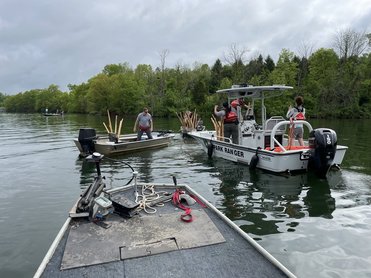 FSCBerks's tweet photo. Pics from May. Structure project built by a local scout @ Blue Marsh Lake and then put in by local clubs. https://t.co/vI8UcxuNKh