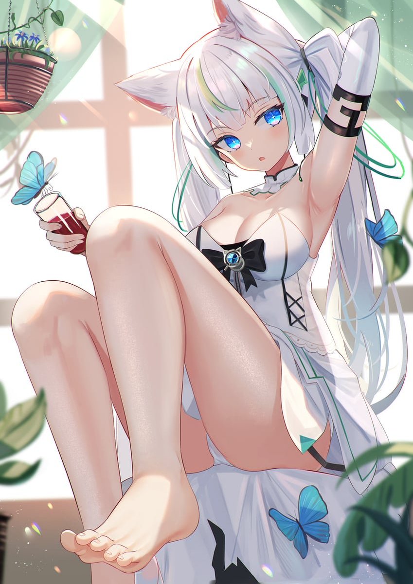 Animeecchipics's tweet photo. Beautiful barefoot neko

Artists: mirufuaa https://t.co/KziohwXNwn