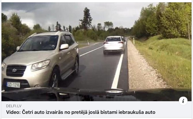 mariskalejs's tweet photo. Sveiki, @Valsts_policija !
Vai Hyundai GD-1296 vadītājam jau ir atņemtas autovadītāja tiesības? Vai arī gaidīsiet, kamēr būs līķi un smagi ievainotie?
https://t.co/tBRD4ppuYw https://t.co/opRwjYZ8QA