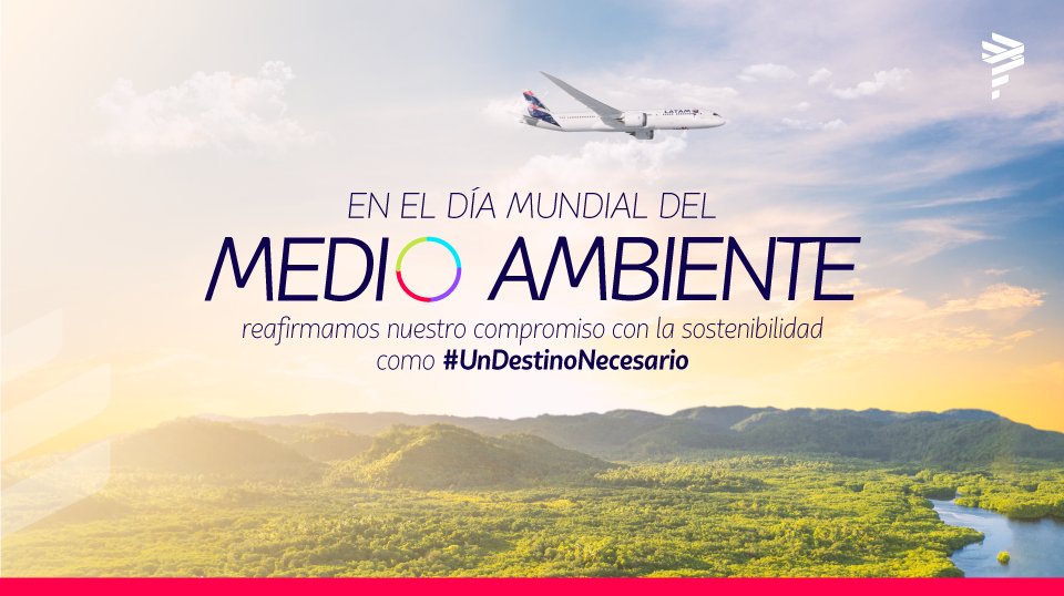 En el Día del Medio Ambiente, seguimos avanzando con nuestro compromiso de ser más sostenibles para nuestro planeta. Nuestra estrategia nos permite contribuir con la conservación de ecosistemas y el uso eficiente de combustible. smarturl.it/ix5ok4 ✈️🌎🌱💚