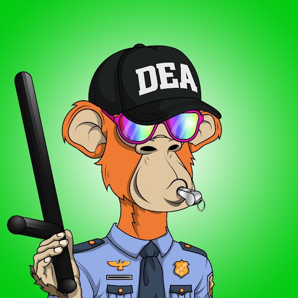 New Mint! Fed Ape 3107
Owner: Raphlouze (Opensea Username)

opensea.io/assets/ethereu…
Another first time minter pulling a fed?!?! Beginners luck is real 🦧🔥💚