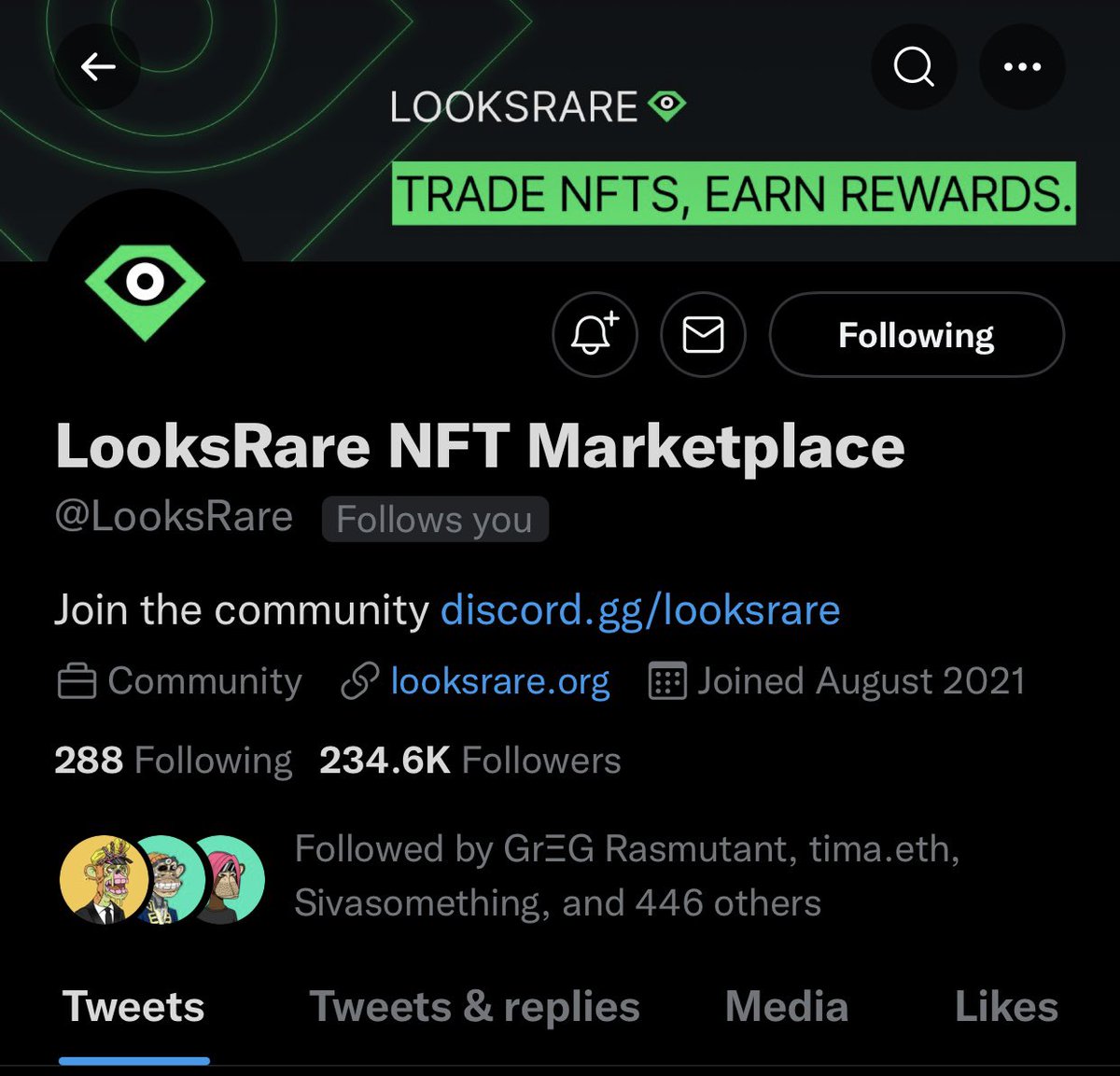 CirrusNFT's tweet photo. Easily the two coolest follows I have.

You’re missing out on cheaper deals + trading rewards If you’re still using Opensea as your sole marketplace.

Thanks for making life easier for all of the NFT community! https://t.co/iK7gL5zbhZ