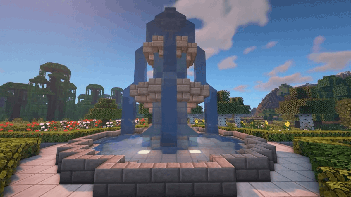 I love my fountain, what do you think?

#minecraft #minecraftbase #minecraftinspiration #minecraftcreations #minecraftbuilds #minecraftbuildings #minecraftpc #minecraftdesign #minecraftarchitecture #minecraftideas #minecraftidea #minecrafter #minecraftjava #gaming #minecraftonly