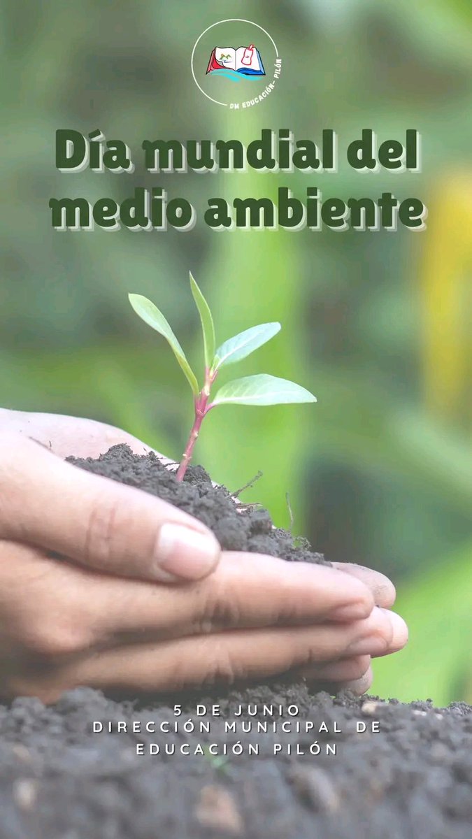 josue_dme's tweet photo. Enseñar a cuidar el medio ambiente es enseñar a valorar la vida.
#Cuba
#UnaSolaTierra
#CubaMined
#educadoresCamagueyanos
@TecnologiaDme
@Rodairesgarcia
@escudero_mercy
@IsabelCamaguey
#Juniodme https://t.co/9mpoGPai0c