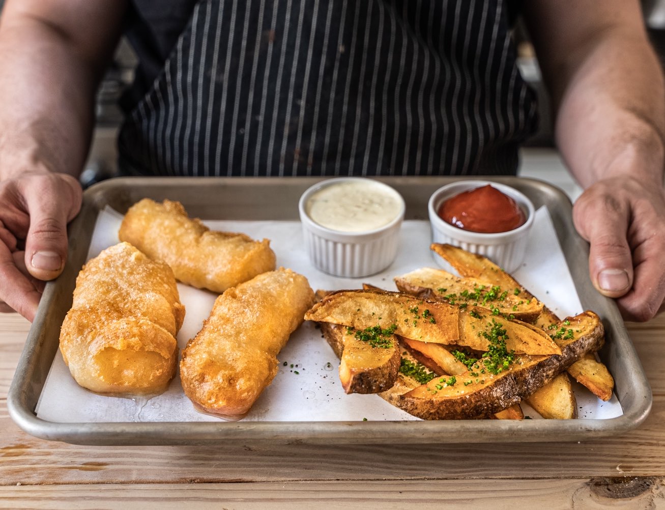 Joshua Weissman on Twitter "Cheapest fish and chips you’ll see https