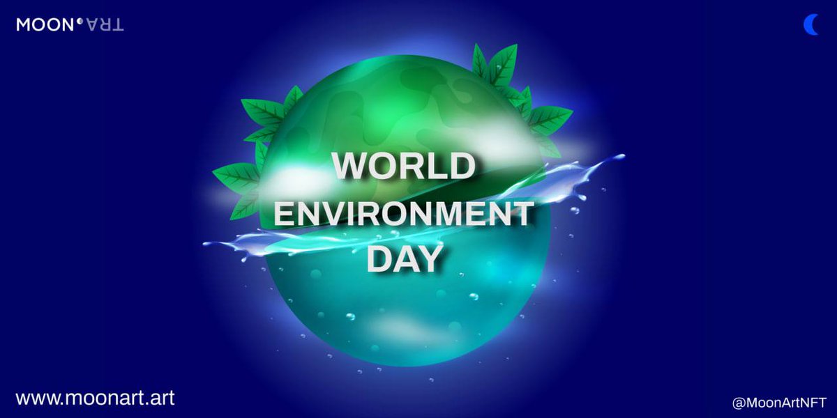 Today we celebrate the #WorldEnvironmentDay

We have #OnlyOneEarth 🍃

MoonArt is supporting climate protection projects to compensate for carbon dioxide emissions!

Check out the world’s first eco-friendly #NFT marketplace!

moonart.art