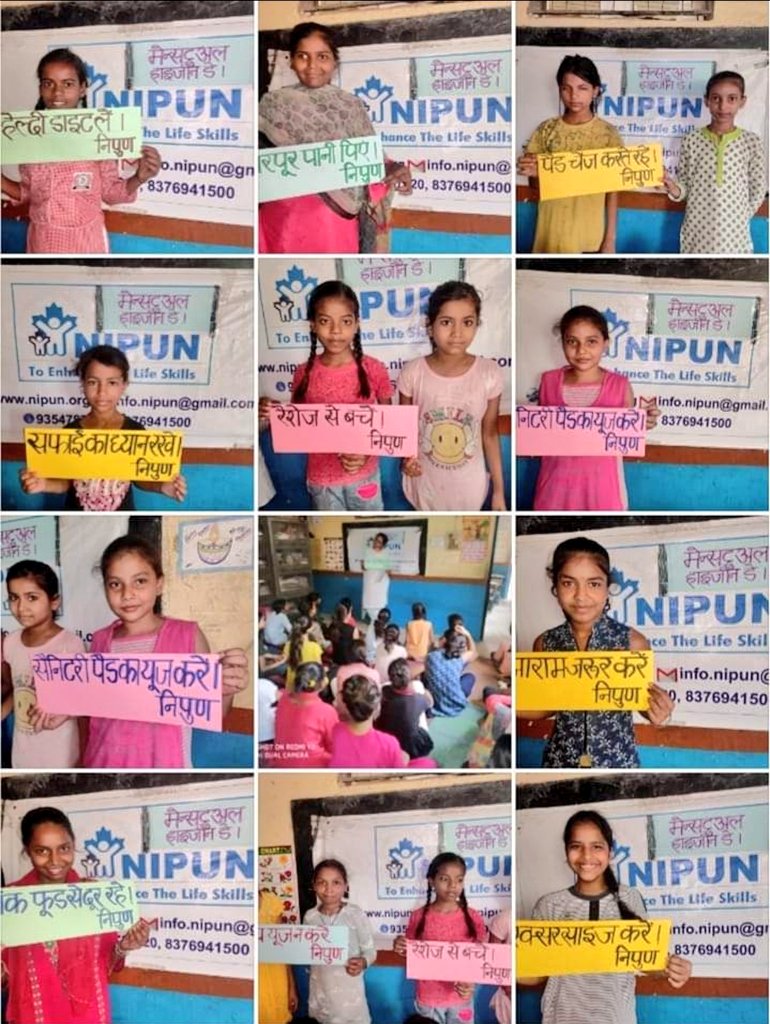 InfoNipun's tweet image. Glimpses of #CommunityAwarenessProgramme on #menstrualhygieneday2022