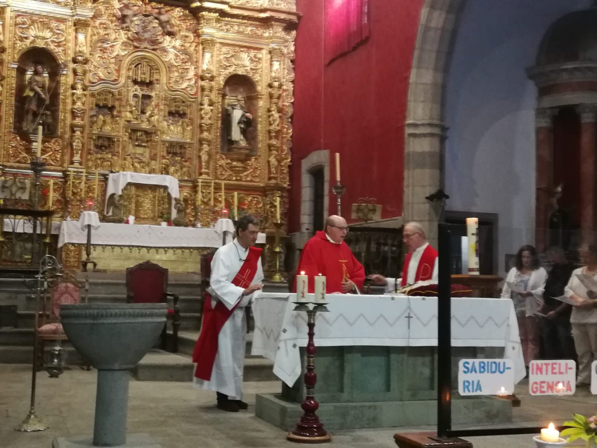 Preciosa Reflexión la de nuestro Responsable de sector ayer en la Eucaristía de la clausura del curso, concelebrada por 2 de nuestros consiliarios.