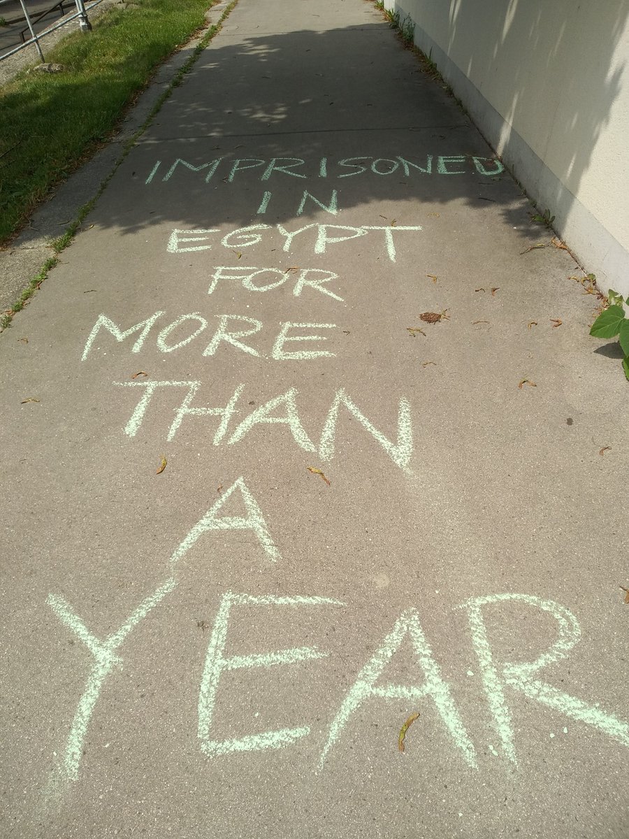 FreeAhmedSamir1's tweet photo. Ahmed will have a court session tomorrow. We left a reminder in front of the Egyptian Embassy in Vienna that we didn't forget about him. We won't stop until Ahmed is free
#ahmedsamirsantawy
#free_ahmed_samir
#الحرية_لأحمد_سمير https://t.co/oS5nlx1RAz