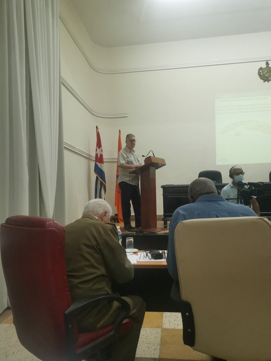 AntonioRdguezR's tweet photo. Participamos en la reunión del Organo Económico Social, para evaluar las afectaciones por intensas lluvias y las acciones que se ejecutan, para recuperarnos con inmediatez #CubaVive #INRHCuba 🇨🇺 https://t.co/7w2IMaJrlr