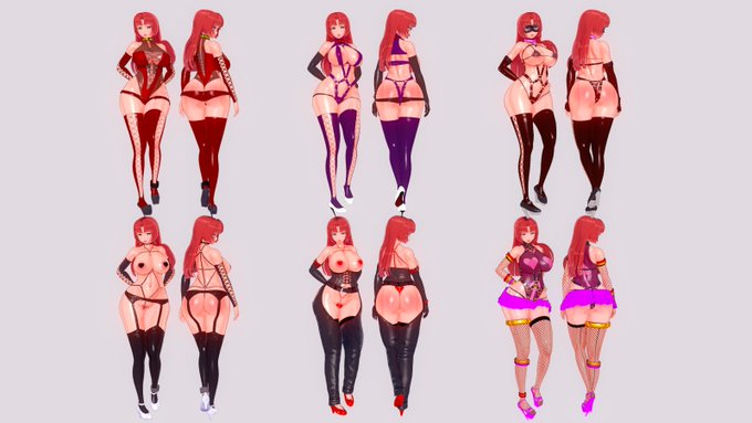 ボンデージ衣装を作って紅美鈴さんに着せていました 