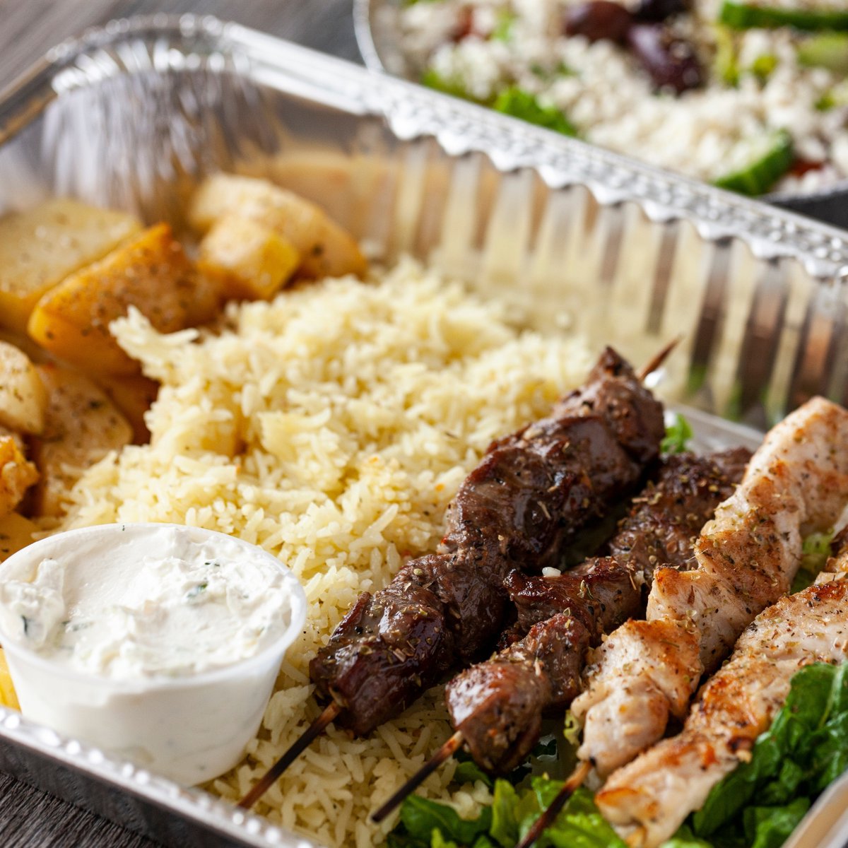 BlueOliveGT's tweet photo. 🍡🍢🥔 🍚No caption is necessary, but tasting is definitely required!😋

#souvlakimeal #blueolivegreektaverna #sunday https://t.co/Ti9bq8VNeE