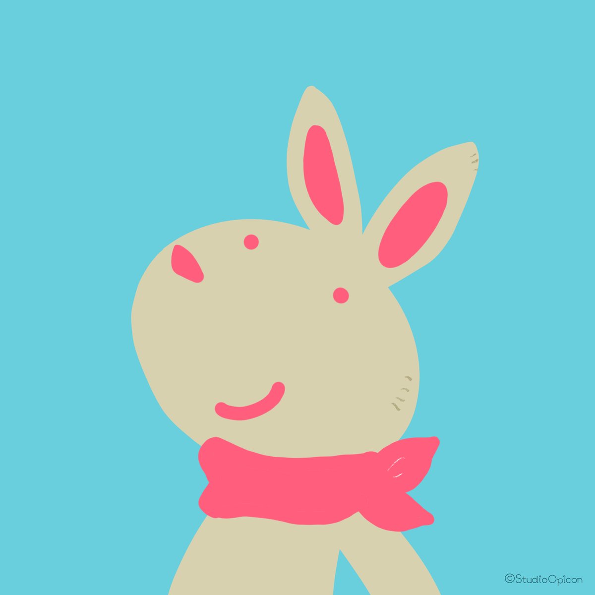 StudioOpicon's tweet photo. 「スカーフのウサギ」

#イラスト #アート #絵 #キャラクター #ウサギ #スカーフ #マフラー #動物イラスト #和���系キャラ #ゆるいイラスト #illustration #art #drawing  #character #rabbit  #scarf #muffler #animalillustration #cuteillustration #kawaiiart #nagomiart #yuruiart #StudioOpicon https://t.co/DV1utLHxox