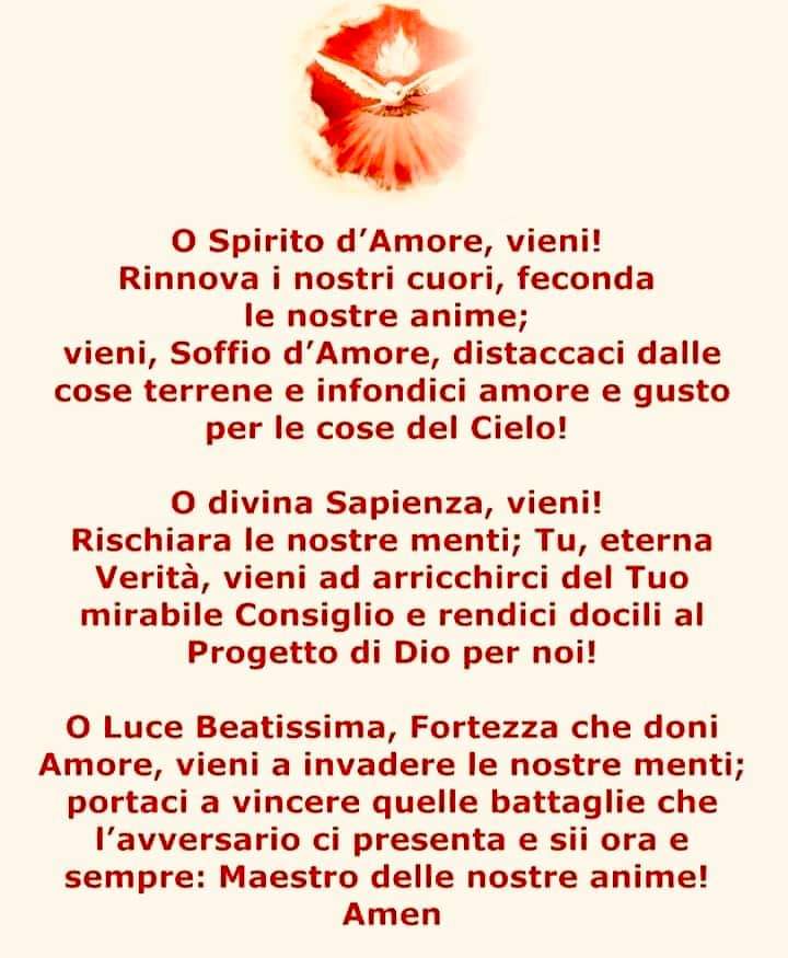 SBasilico's tweet photo. Buona Pentecoste 🕊🔥💒❤ https://t.co/eeaM6s00i1