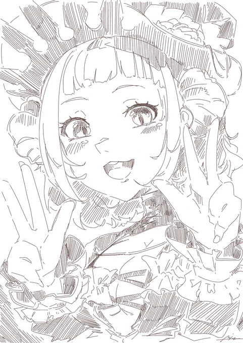 #絵まーぐ

改めて描きました🫠 