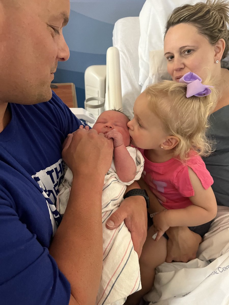 Happy to introduce the newest member of the family-Blakely #Girldad <a href="/CandiceBoyer218/">Candice Cron</a>