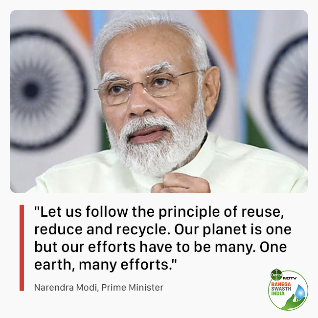 banegaswasthind's tweet photo. #BanegaSwasthIndia | On the occasion of #WorldEnvironmentDay, PM Narendra Modi launched a global initiative 'Lifestyle for Environment (LiFE) Movement', as he calls for adopting environment-conscious lifestyle, which doesn’t harm the planet.

Read:https://t.co/Mr6LWDSfIm https://t.co/XZfwi2AfrJ