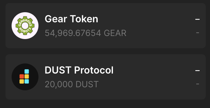 GenerousRobots's tweet photo. DAO proposal for acquiring 20,000 $DUST (>60,000 USDC) has been approved! 

Loaded with 20,000 $DUST for the @DuppiesNFT WL allocation. 

All WL spots will be raffled in $GEAR for GR and SR holders! 

@DeGodsNFT @frankdegods  🫡🤝 https://t.co/EM2zdHFTmN