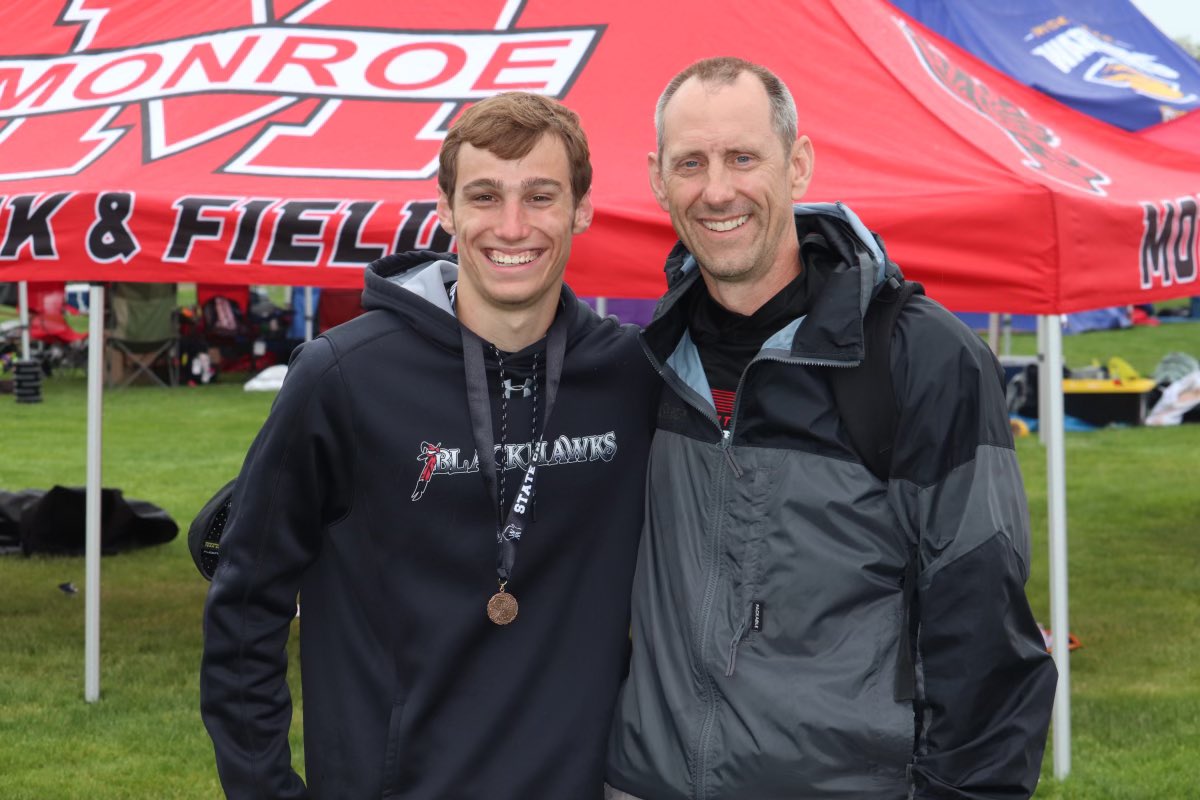 In our last event of the weekend, Nolan Zachgo gets on the podium in the 300m hurdles. A great end to a great weekend for FATAF.