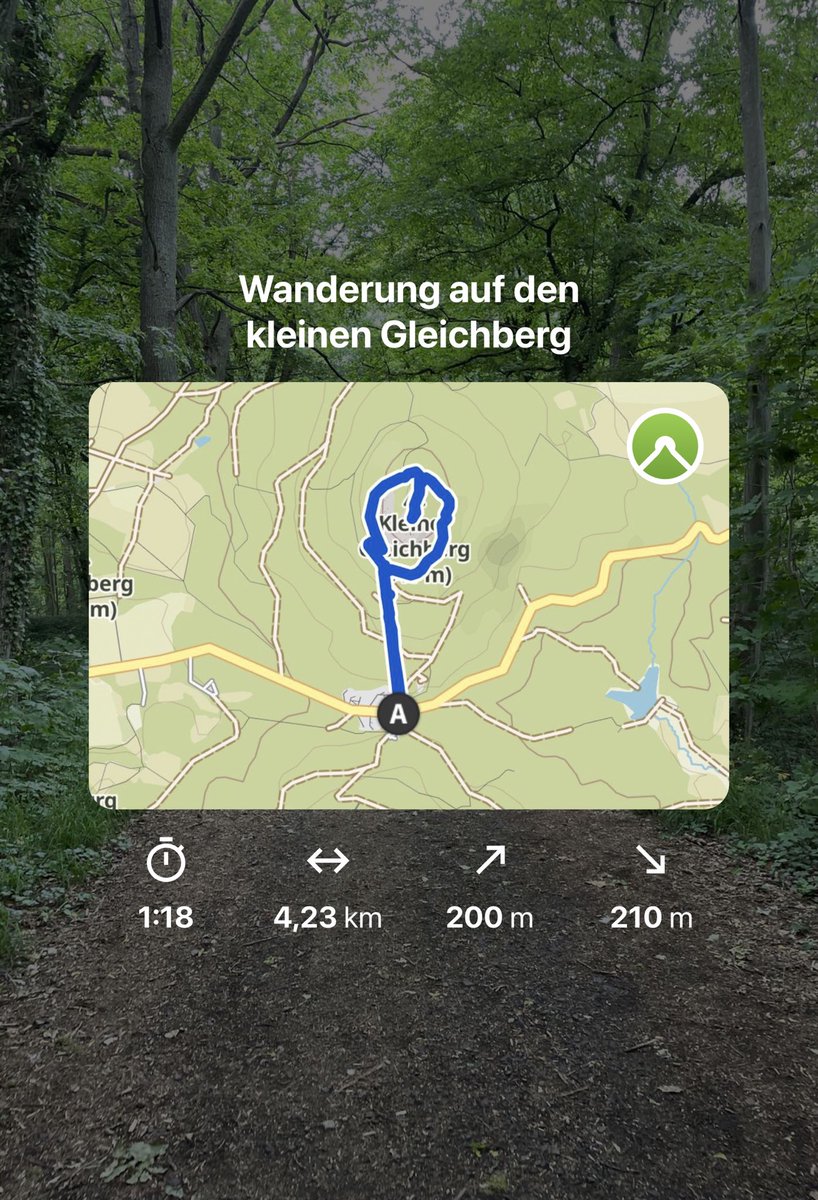 derSchniep's tweet photo. 🏔 #gleichberge #wanderung https://t.co/KW6HhiBFoy