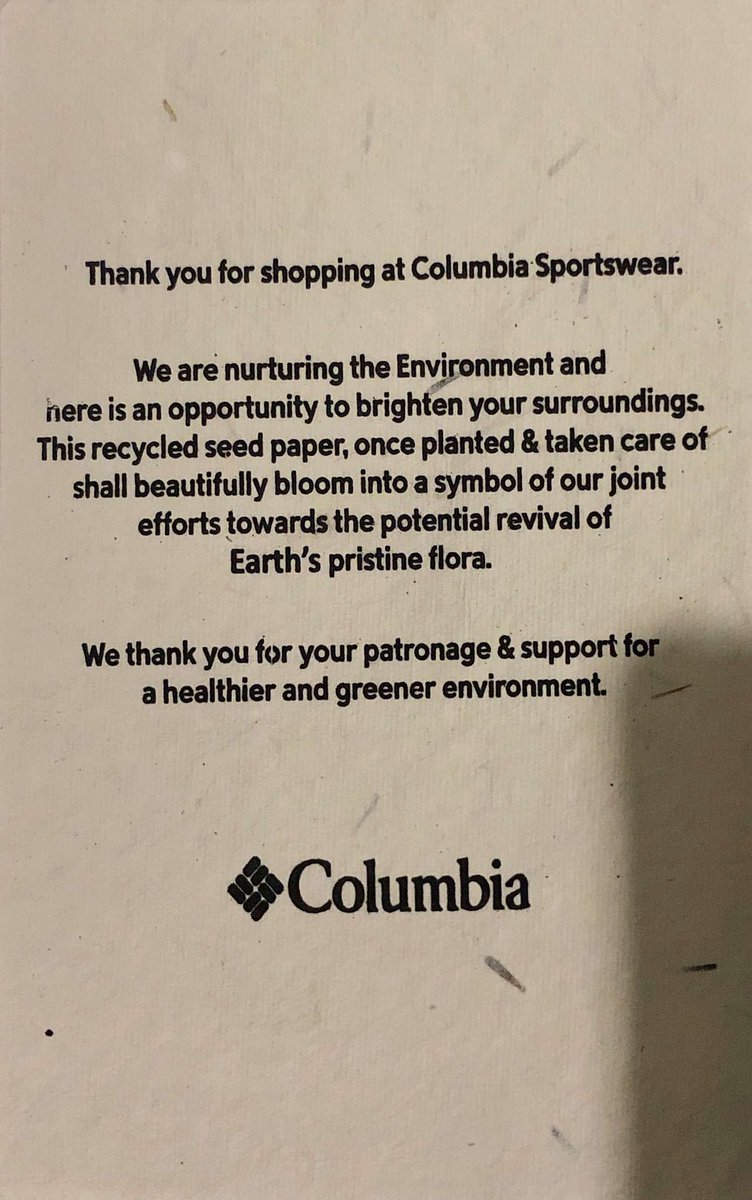 Probably the most thoughtful gift, and the sweetest surprise I’ve ever received! <a href="/Columbia_India/">Columbia Sportswear India</a> #naturelovers #gardening