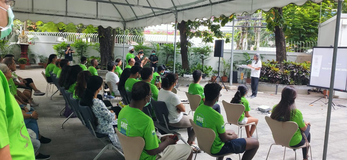cpsavesoil's tweet photo. A well-organized seminar by Thailand Save Soil Volunteers reaches out to the local community on #WorldEnvironmentDay. #SaveSoilSaveEnvironment
Action now: https://t.co/z6MmqMf5nE https://t.co/wHPx27r5m6