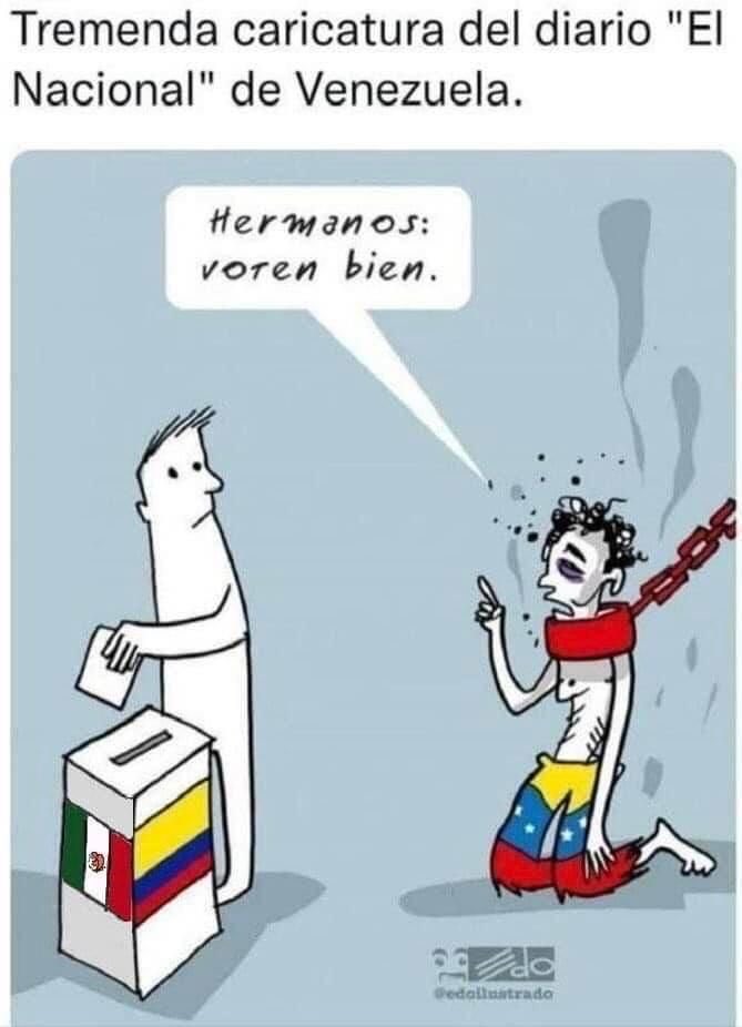 Ojo mexicanos y colombianos… nos hablan nuestros hermanos venezolanos.