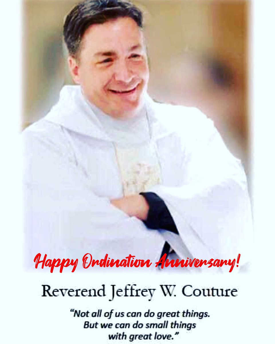 Together with our Parish Family, we congratulate Fr Jeff on 12 years of Priestly Ordination! We pray God’s abundant blessings on him today &amp; everyday and offer our gratitude for his service as our Pastor at St. Matthew!#OrdinationAnniversary
