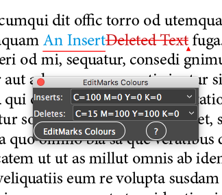 KerntiffPublish's tweet photo. #InDesign #plugin #EditMarks #revisions See InDesign track changes like MS Word #blacklining Free script to colour InDesign track changes ( inserts ).
https://t.co/PeIsFj079d
You will need EditMarks to see the deletes, underline, caret and strikethrough.
https://t.co/2jiBI1r1PC https://t.co/uSrrT9p4lB