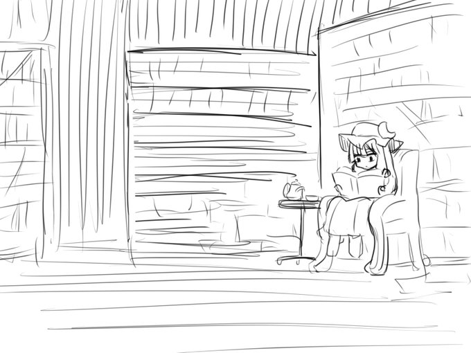 【NSFW】頭の悪いパチュリーすけべゲームの導入 